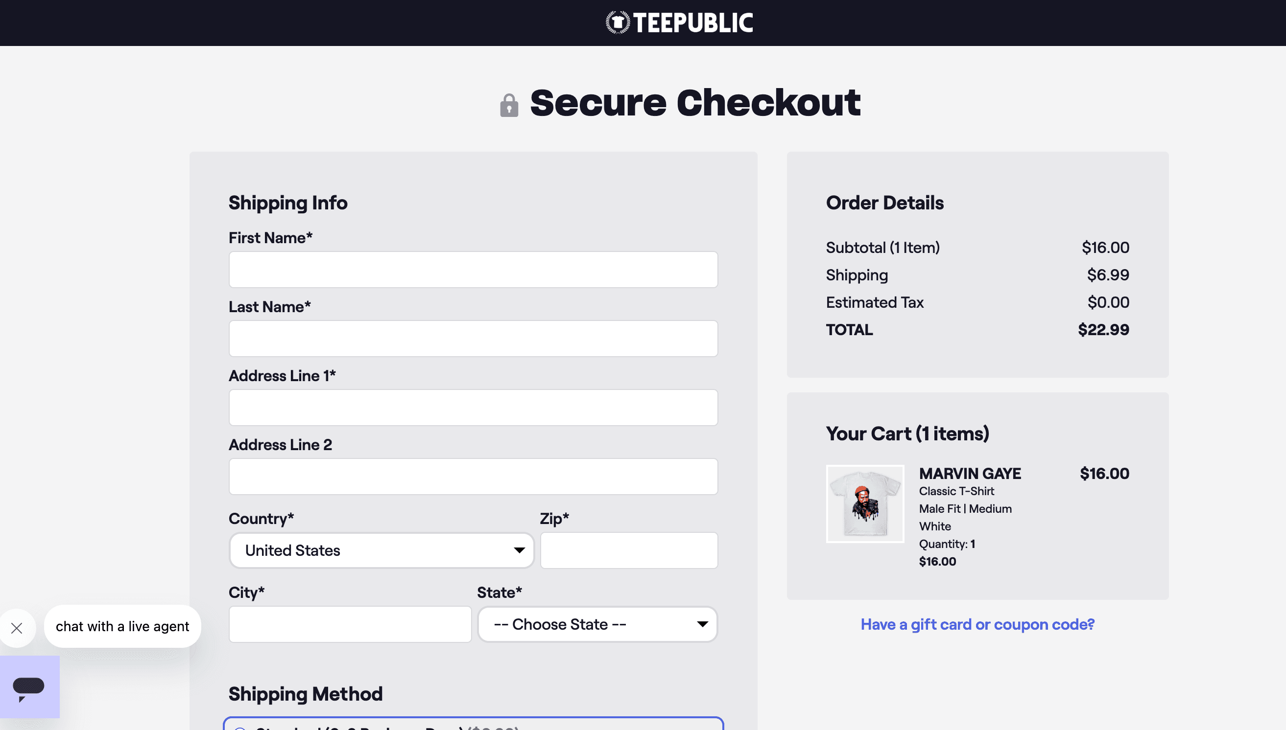How to apply TeePublic coupon code